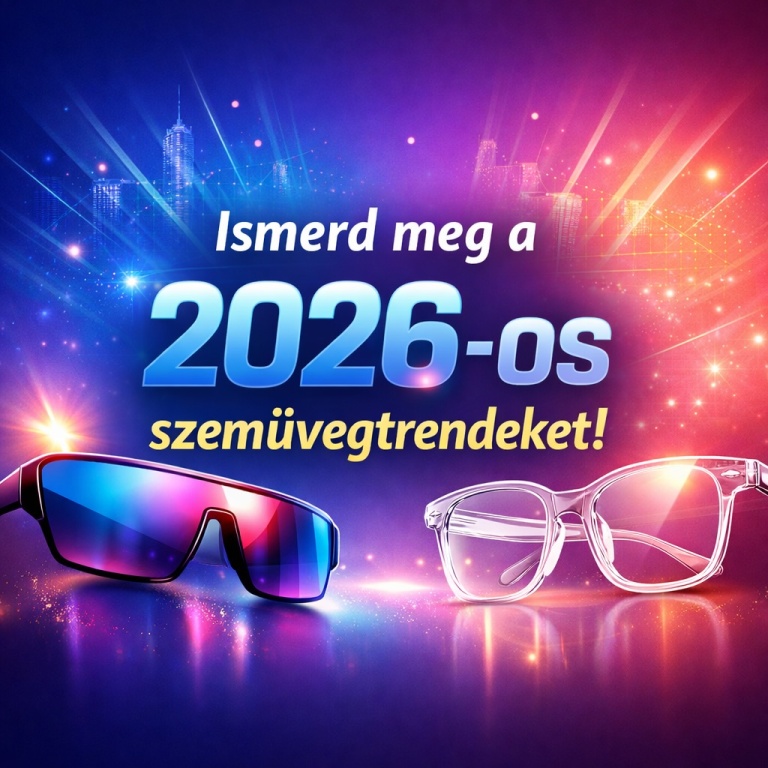Ismerd meg a 2026-os szemüvegtrendeket!