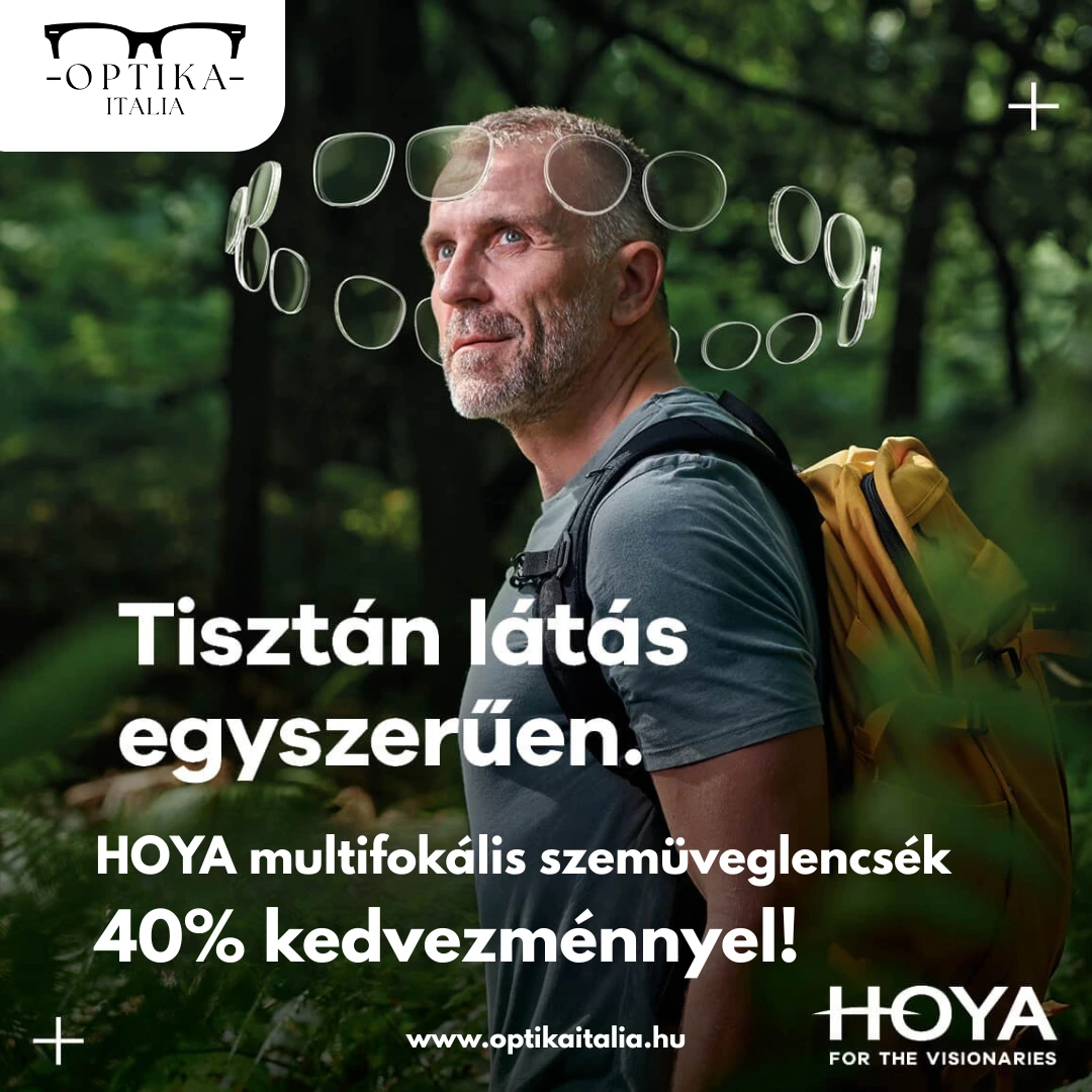 Akár 40% kedvezmény Hoya multifokális lencsékre