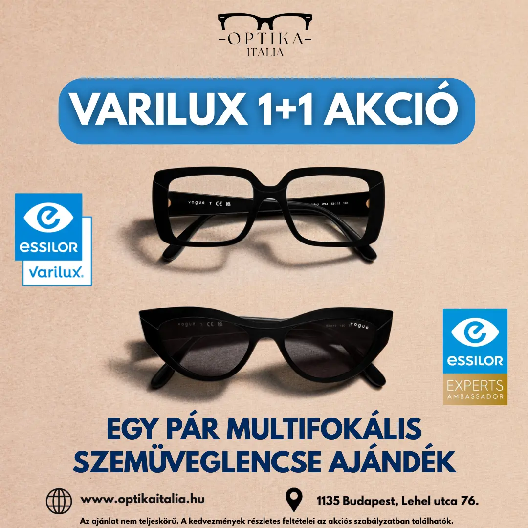 Varilux 1+ 1 akció