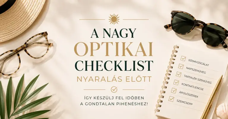 A nagy optikai checklist nyaralás előtt